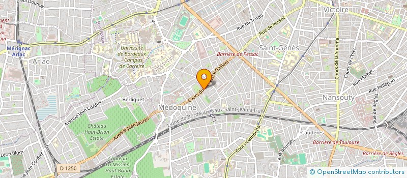 localisation de l'entreprise EXTERNGEST à TALENCE