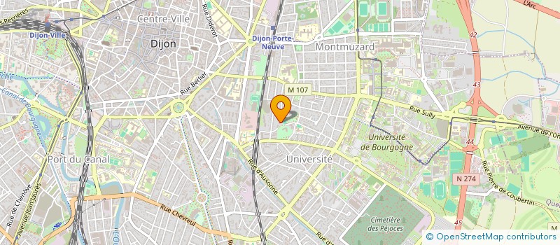 localisation de l'entreprise EXTERNOTES  DIJON