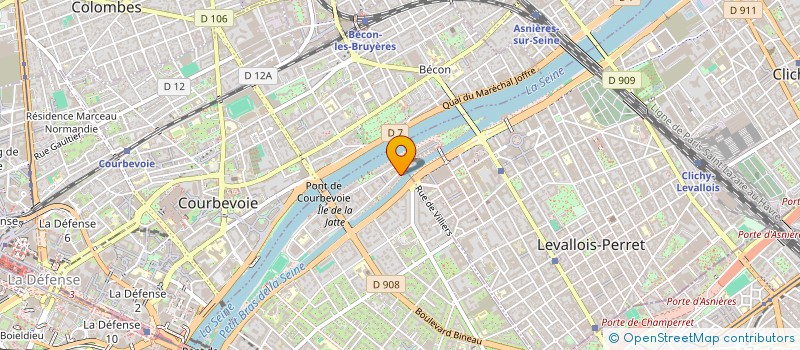 localisation de l'entreprise EXTESER à NEUILLY-SUR-SEINE
