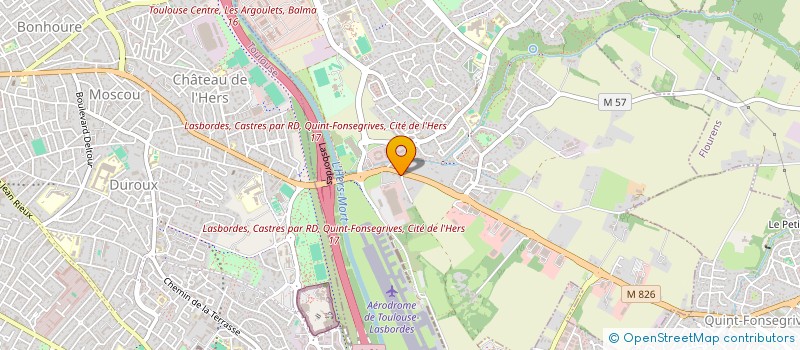 localisation de l'entreprise EXTI  QUINT-FONSEGRIVES