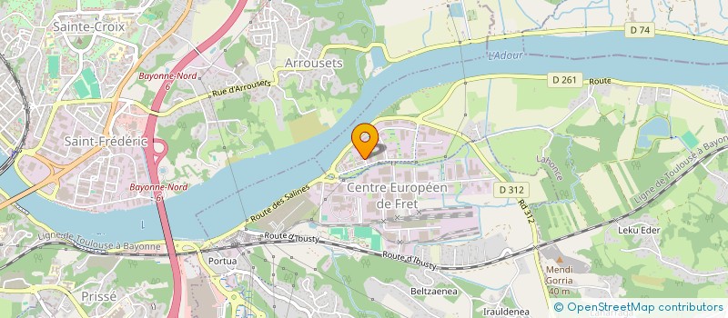 localisation de l'entreprise EXTINCTEUR DETECTEUR FRANCE à LAHONCE