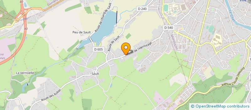 localisation de l'entreprise EXTINCTEUR ECLAIR  PREMILHAT