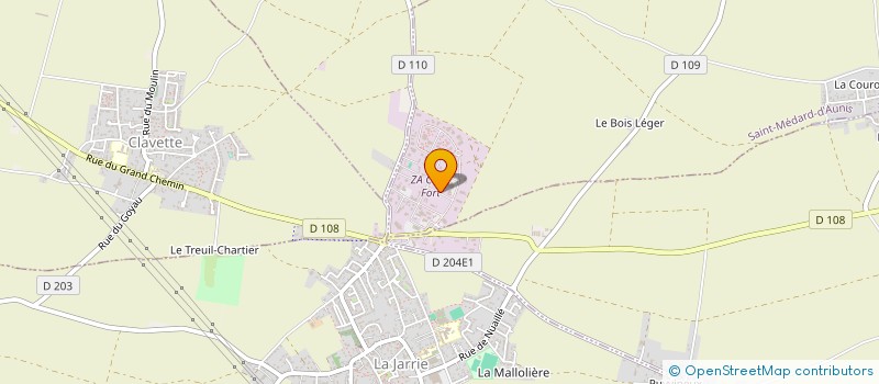 localisation de l'entreprise EXTINCTEURS MARERIEL INCENDIE SECURITE à SAINT-MEDARD-D'AUNIS