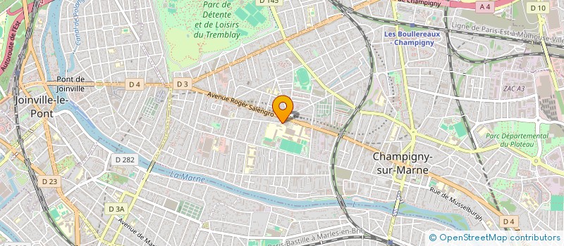 localisation de l'entreprise EXTINCTION RISQUES SPECIAUX ERS à CHAMPIGNY-SUR-MARNE