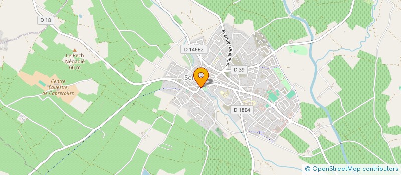 localisation de l'entreprise EXTO à ABEILHAN