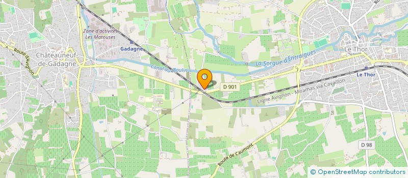 localisation de l'entreprise EXTR' AGRI à LE THOR