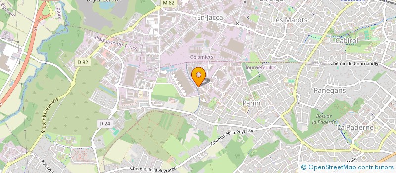 localisation de l'entreprise EXTR@POOL  TOURNEFEUILLE