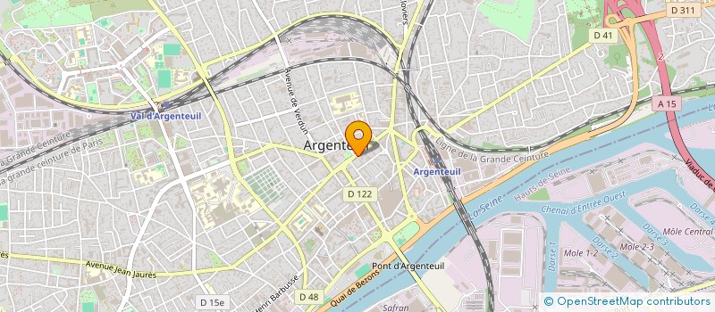 localisation de l'entreprise EXTRA BATIECOLO  ARGENTEUIL