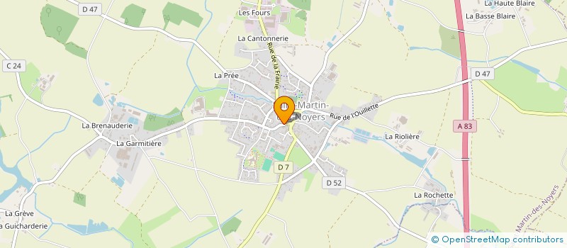 localisation de l'entreprise EXTRA BRUT à SAINT-MARTIN-DES-NOYERS