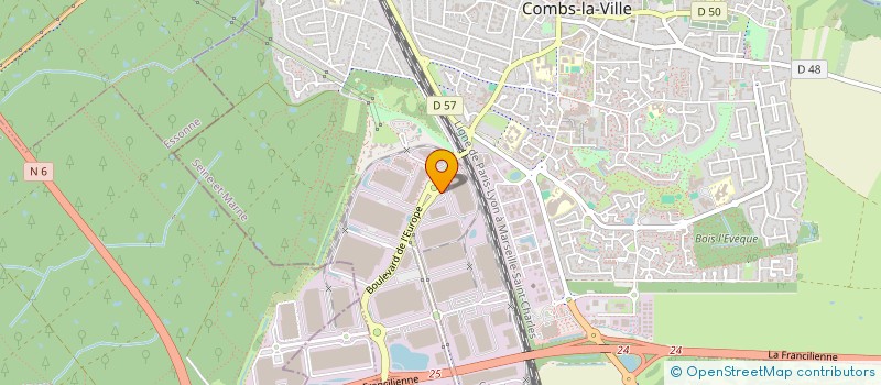 localisation de l'entreprise EXTRA COUVERTURE  COMBS-LA-VILLE