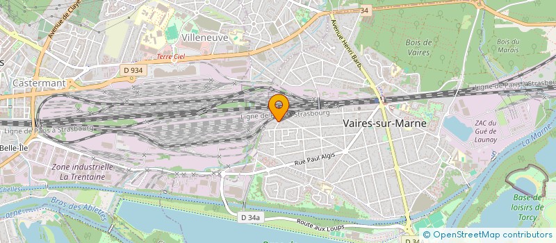 localisation de l'entreprise EXTRA DECO à VAIRES-SUR-MARNE