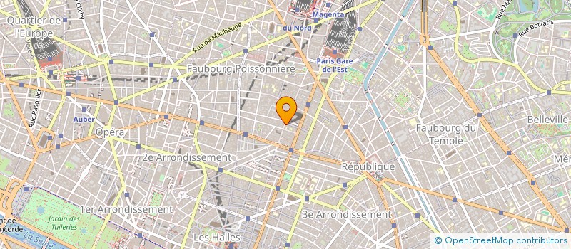 localisation de l'entreprise EXTRA FIN  PARIS