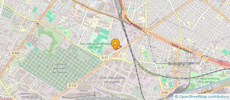 localisation de l'entreprise EXTRA MARKET  BOBIGNY