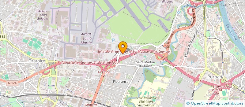 localisation de l'entreprise EXTRA MEDIA  TOULOUSE