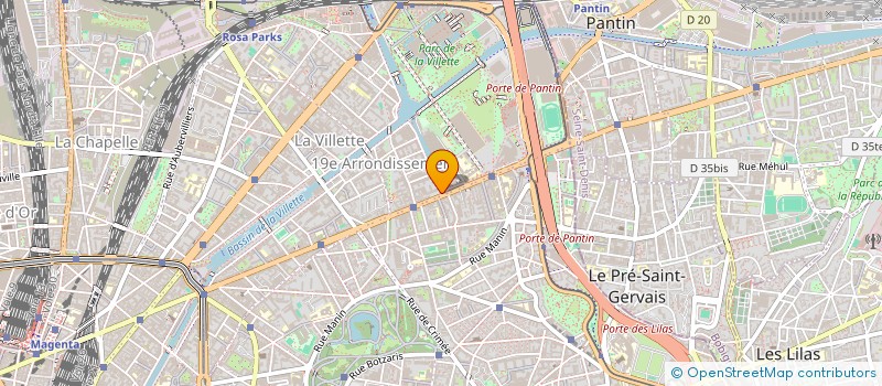 localisation de l'entreprise EXTRA MODE  PARIS