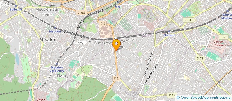 localisation de l'entreprise EXTRA MUROS à CLAMART