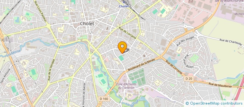 localisation de l'entreprise EXTRA NEGOCE à CHOLET