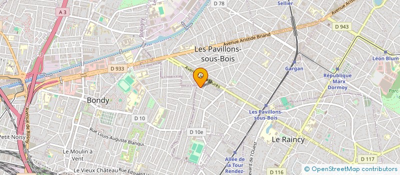 localisation de l'entreprise EXTRA PLOMBIER à LES PAVILLONS-SOUS-BOIS
