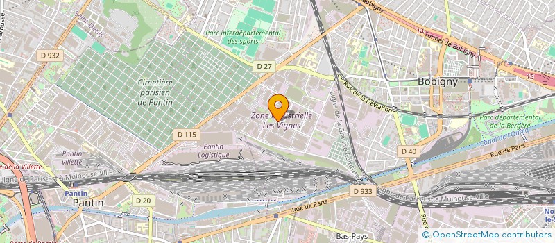 localisation de l'entreprise EXTRA-PURE à BOBIGNY