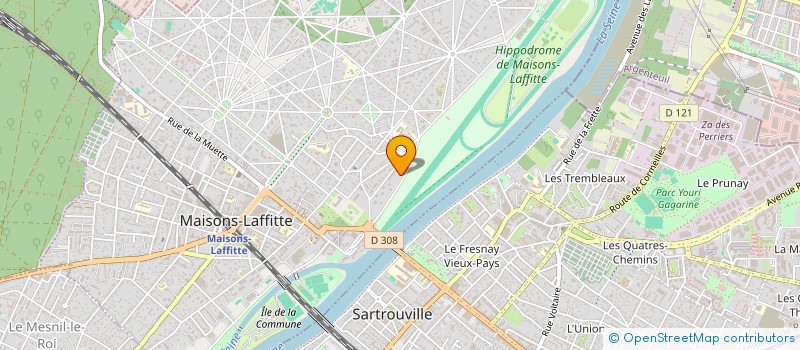 localisation de l'entreprise EXTRA SILVAM à MAISONS-LAFFITTE