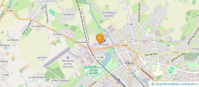 localisation de l'entreprise EXTRA SOUPLE-CHANTEPIE SA à FLERS