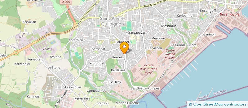localisation de l'entreprise EXTRA'VA'DANCE à BREST