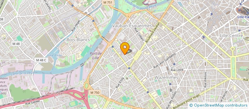 localisation de l'entreprise EXTRABAT à LILLE
