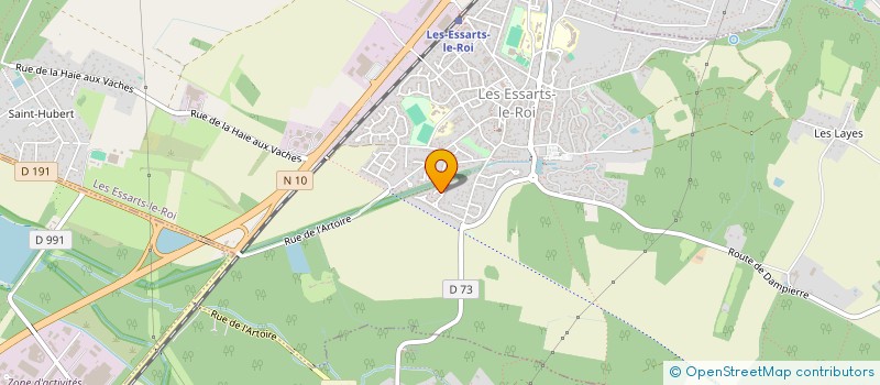 localisation de l'entreprise EXTRAC 78  LES ESSARTS-LE-ROI