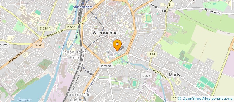 localisation de l'entreprise EXTRACALL à VALENCIENNES