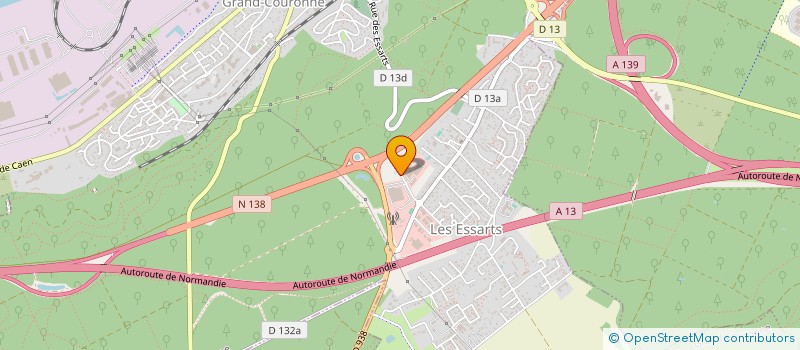 localisation de l'entreprise EXTRACO CREATION à GRAND-COURONNE
