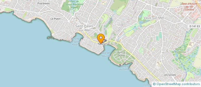 localisation de l'entreprise EXTRACOM  SAINT-PALAIS-SUR-MER