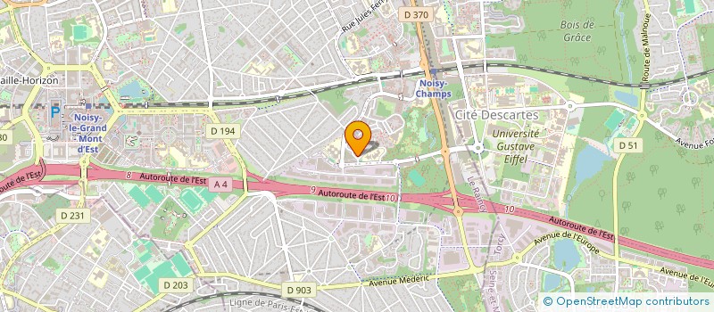 localisation de l'entreprise EXTRADOC à NOISY-LE-GRAND