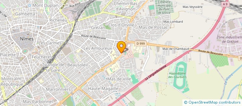 localisation de l'entreprise EXTRADOS  NIMES