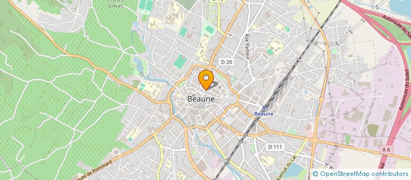 localisation de l'entreprise EXTRAITS DE BOURGOGNE à BEAUNE