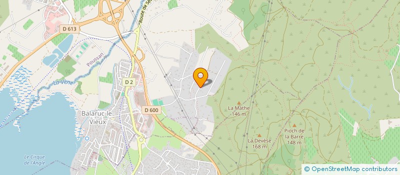 localisation de l'entreprise EXTRAPOLIS  BALARUC-LE-VIEUX