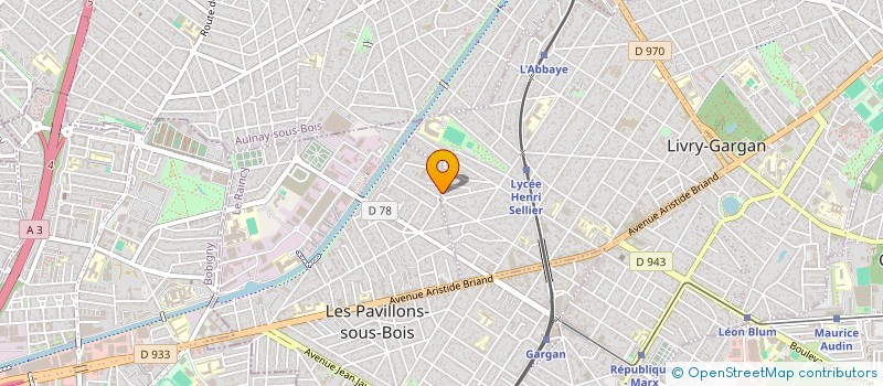 localisation de l'entreprise EXTRASCHOOL à LES PAVILLONS-SOUS-BOIS