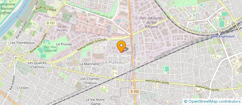 localisation de l'entreprise EXTRATEAM  SARTROUVILLE