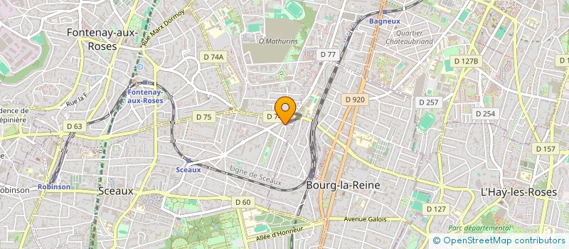 localisation de l'entreprise EXTRATIS à SCEAUX
