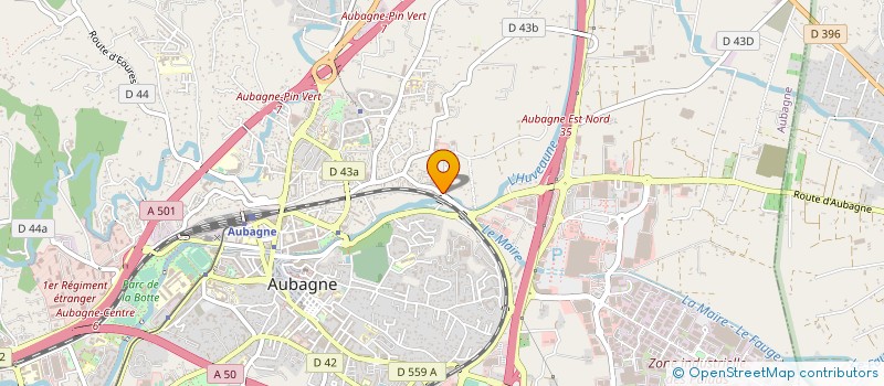 localisation de l'entreprise EXTRAVADANSE à AUBAGNE