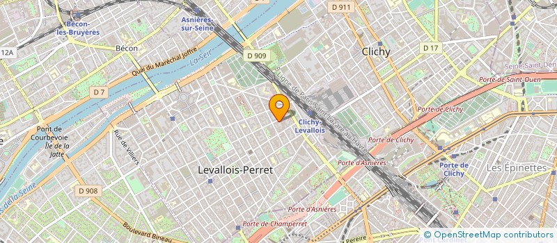 localisation de l'entreprise EXTRAVAGANZ PARIS à LEVALLOIS-PERRET