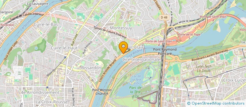 localisation de l'entreprise EXTRAVIEW GROUP  CALUIRE-ET-CUIRE