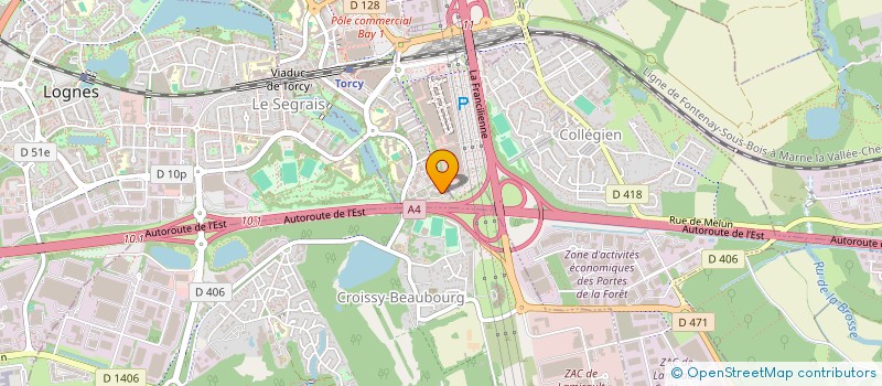 localisation de l'entreprise EXTRAVINTAGE OPTICA  NOISEAU