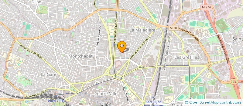 localisation de l'entreprise EXTREM MUSIC ENTERTAINMENT  DIJON