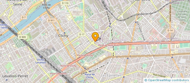 localisation de l'entreprise EXTREME à CLICHY