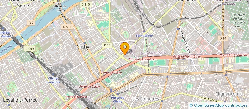 localisation de l'entreprise EXTREME AGENCY à CLICHY