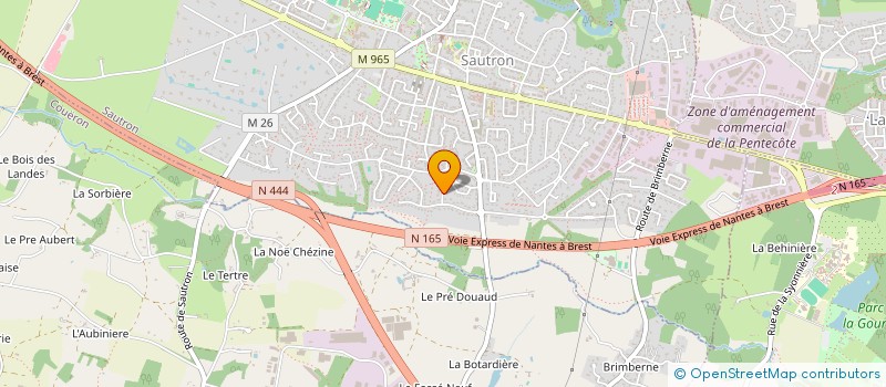 localisation de l'entreprise EXTREME-AMONT (TOUR DU MONDE 2012-2014) à SAUTRON