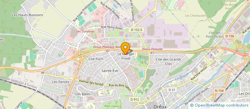 localisation de l'entreprise EXTREME BAT GA à DREUX