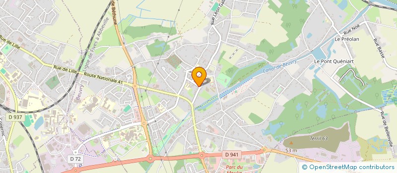 localisation de l'entreprise EXTREME CORDE à BEUVRY