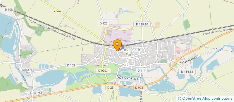 localisation de l'entreprise EXTREME COUVERTURE à COURVILLE-SUR-EURE