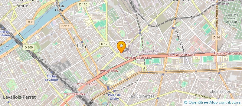 localisation de l'entreprise EXTREME DOT à CLICHY